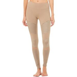 Alo Tan Ribbed Leggings
